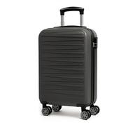 Innoteck 32L Hard Shell Cabin Suitcase, 43x35x20 cm | EasyJet Underseat & Overhead Approved Luggage, Water Resistant | Combination Lock, Detachable 360° Spinner Wheels, Lightweight Carry-On, Grey