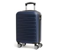 Innoteck 32L Hard Shell Cabin Suitcase, 43x35x20 cm | EasyJet Underseat & Overhead Approved Luggage, Water Resistant | Combination Lock, Detachable 360° Spinner Wheels, Lightweight Carry-On, Blue