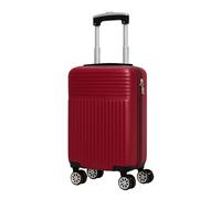 Innoteck 32L Hard Shell Cabin Suitcase, 43x35x20 cm | EasyJet Underseat & Overhead Approved Luggage, Water Resistant | Combination Lock, Detachable 360° Spinner Wheels, Lightweight Carry-On, Rose Gold