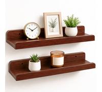 Innoteck Floating Shelf 40Cm Set Of 2 Walnut