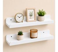 Innoteck Floating Shelf Set 40Cm U Shaped Design White