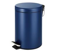 Innoteck Bathroom Bin, 3L Small Pedal, Toilet Bin, Kitchen Bin, Blue | Waste Paper Bin, Removable Inner Bucket, Hands-Free Pedal & Closed Lid