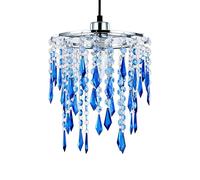 INNOTECK Ocean Ceiling Chandelier Acrylic Shade, Blue & Light Blue