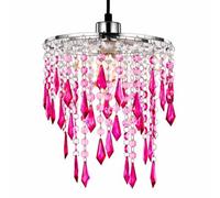Innoteck Cherry Ceiling Chandelier Acrylic Light Shade With Sparkly Acrylic Droplets - Cherry, Multi