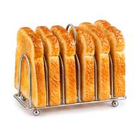 Innoteck Chrome Toast Rack for 6 Slices with Carry Handle