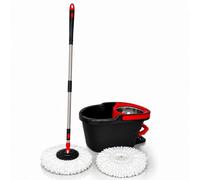 Innoteck Deluxe Spin Mop And Bucket Set With Adjustable Handle