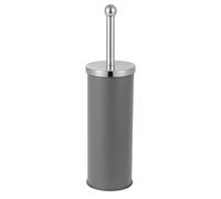 Innoteck Essentials Bathroom Toilet Brush And Holder With Matt Finish And Stainless Steel Handle - Grey.