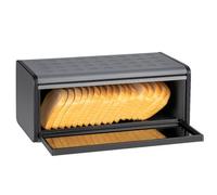 Innoteck Essentials Bread Bin With Magnetically Sealed Lid - Grey, Grey