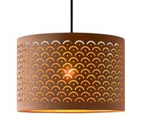 Innoteck Essentials Brown External Warm Gold Inner Reflective Drum Shade