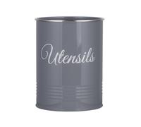 Innoteck Essentials Metal Utensil Crock Holder - Grey.