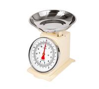 Innoteck Essentials Stainless Steel Mechanical Kitchen Scale Cream DS-5038, Cream