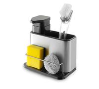 Innoteck Essentials Stainless Steel Sink Caddy With Soap Dispenser