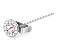 Innoteck Frothing Thermometer 15.5 cm - Stainless Steel - with Clip Attachment - Instant Read and Accurate Catering Temperature - Ideal for Coffee, Milk and Liquid Frothing