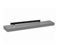Innoteck Grey High Gloss Floating Shelf Rectangular 110Cm Modern Wall Mounted Shelf