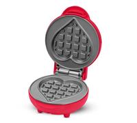 Innoteck Kitchen Pro Mini Waffle Maker 550W Waffle Machine with Non-Stick Removable Plates & Heat-Resistant Handle PFOA Free Chaffle Maker for Kids, Breakfasts, Snacks and Desserts, Red