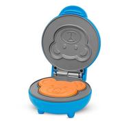 Innoteck Kitchen Pro Mini Waffle Maker 550W Waffle Machine with Non-Stick Removable Plates & Heat-Resistant Handle PFOA Free Chaffle Maker for Kids, Breakfasts, Snacks and Desserts, Blue