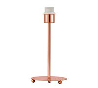 Innoteck Rose Copper Desk Lamp Holder - LED Night Lamp Base for Bedroom - Modern Lamp Holder Perfect for, Office, Dining Room, Bedroom, Living Room - Table Light Desk Lamp Holder