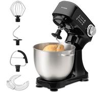 Innoteck Kitchen Pro 4.5L Stand Mixer - 600W Multi-Speed Kitchen Mixer with Dough Hook, Whisk & Beater Attachments, 12-Speed Control, Stainless Steel Bowl for Bread, Cakes, Home Baking