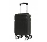 Innoteck Underseat Cabin Suitcase 40x25x20, Ryanair Approved 20L Hard Shell Carry-On with 4×360° Wheels, Telescopic Handle, Weather-Resistant Design & 3-Digit Secure Combo Lock, Black