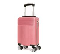 Innoteck Underseat Cabin Suitcase 40x25x20, Ryanair Approved 20L Hard Shell Carry-On with 4×360° Wheels, Telescopic Handle, Weather-Resistant Design & 3-Digit Secure Combo Lock, Rose Gold
