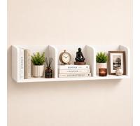Innoteck Universal Floating Wall Shelf Or 3 Tier Freestanding Dsiplay Stand 75Cm White