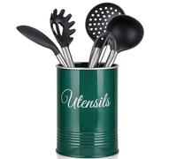 Innoteck Essentials Metal Utensil Crock Holder - Green., Green
