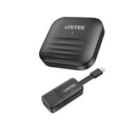 innoteza USB-C Wireless HDMI Extender Kit, 1080p@60Hz Wireless Casting, Up to 50m Transmission, Dual-Band 2.4G+5G, Compact Transmitter & Receiver, Mirror/Extend Mode, Plug-and-Play