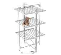 Innotic Heated Clothes Airer，220W Electric Clothes Drying Rack, indoor Clothes Dryer， Energy Saving Rustproof Aluminium Drying Rack (Small)