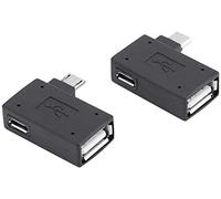 innov8 (1 Set Right & Left Angled Micro 5Pin USB 2.0 OTG Host Adapter Convertor