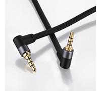 innov8 3.5mm 4Pole TRRS Male to 3.5mm 4Pole Male Auxiliary Stereo Audio Aux Cable for Car stereos, smartphones, PS4 headsets, xbox one, MP3 3m