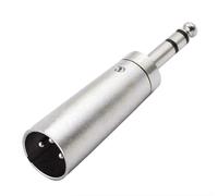 innov8 3 Pin XLR Male to 6.35mm TRS Male Balanced Audio Adapter for Mixer/Microphone/Amplifier