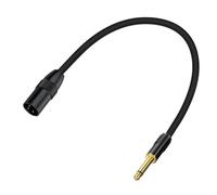 innov8 6.35mm 1/4" TS Mono Male to XLR Male Unbalanced Interconnect Audio Cable (0.5m)