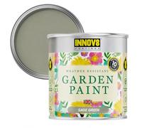 INNOV8 COATINGS Garden Paint - 750 ml - No Primer or Top Coat - Fast Drying - Satin Finish - Perfect for Garden Furniture, Sheds, Planters, Pots, Walls & More (Sage Green)