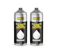 Innov8 Coatings Ultimate Gloss Lacquer Spray 2 x 400ml - Use On Metal, Plastic, Wood & Ceramic - UV Resistant, Seals & Protects