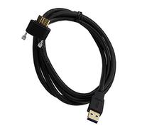innov8 Gold Plated USB 3.0 A Male to Micro B Male 90° Up Angled with Screw Locking Panel Mount Cable Compatible with Western Digital My Passport,Seagate Expansion,Toshiba,LaCie,Maxtor - (1.8m)