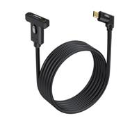 innov8 USB-C 5.0 Male to Female Panel Mount Cable - Left/Right Angle, 80Gbps Data, 240W PD Charging, 16K/Dual 8K Display - USB4 & Thunderbolt 5/4/3 (3m)