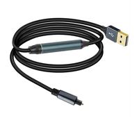 innov8 USB to Optical Audio Adapter - USB-A to TOSLINK SPDIF Digital Audio Converter with Built-in DAC - Supports PCM Stereo Output for TV, Soundbar, DAC, Audio Interface (3m)