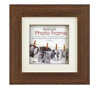 Innova Editions Keep Sake, MDF Picture/Photo frame, Dark Brown, 15x15cm, Wood, 7.9 l x 7.9 h inches