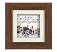 Innova Editions Keep Sake, MDF Picture/Photo frame, Dark Brown, 20x20cm, 20 x 20 cm