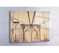 Innova Editions Retro Brooklyn Bridge Art 100 x 120 x 2.5 cm