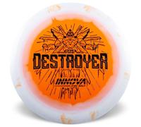Innova Halo Star Destroyer Disc Golf Driver - Disc Golf Distance Driver, Fast and Stable Power Driver (Colors Will Vary) (165-169g)