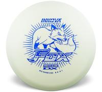 Innova Proto Glow DX Fox - Glow in the Dark Disc Golf Mid-Range Disc, Far Gliding Mid-Range Disc (178-180g)