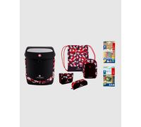 Innovabaq School Backpack Set Black Red