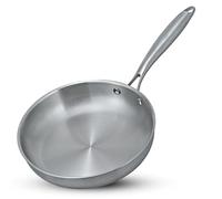 Innovacook Tri-Ply Stainless Steel Frying Pan 24cm, Fully Clad Induction Frying Pan, 2.5mm Stainless Steel Skillet, Oven Safe, Premium Riveted Handle, Suitable for All Hobs