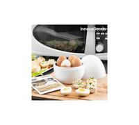 InnovaGoods Boilegg Microwave Egg Boiler with Recipe Booklet