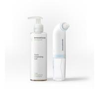 InnovaGoods® CBD Facial Care Set x1 Facial Cleansing Gel Nourishes, Soothes, Reduces Redness, Irritations & Marks, x1 Hydrocleanser for Deep Facial Cleansing Sensitive Skin