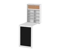 InnovaGoods Desktop Folding Wall, Wood, white, 80 x 50 x 18 cm