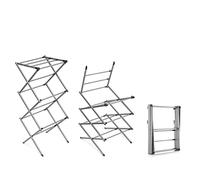 Innovagoods Cloxy Foldable And Extendable Clothesline 3 Heights Silver