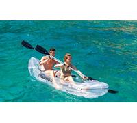 Innovagoods Inflatable transparent kayak with accessories