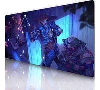 Innovatc Apex Legends Gaming Mat - Seer & Bloodhound Illustration 800x400mm, Ultra-Smooth Surface, Non-Slip Base, Perfect for Gaming and Creating